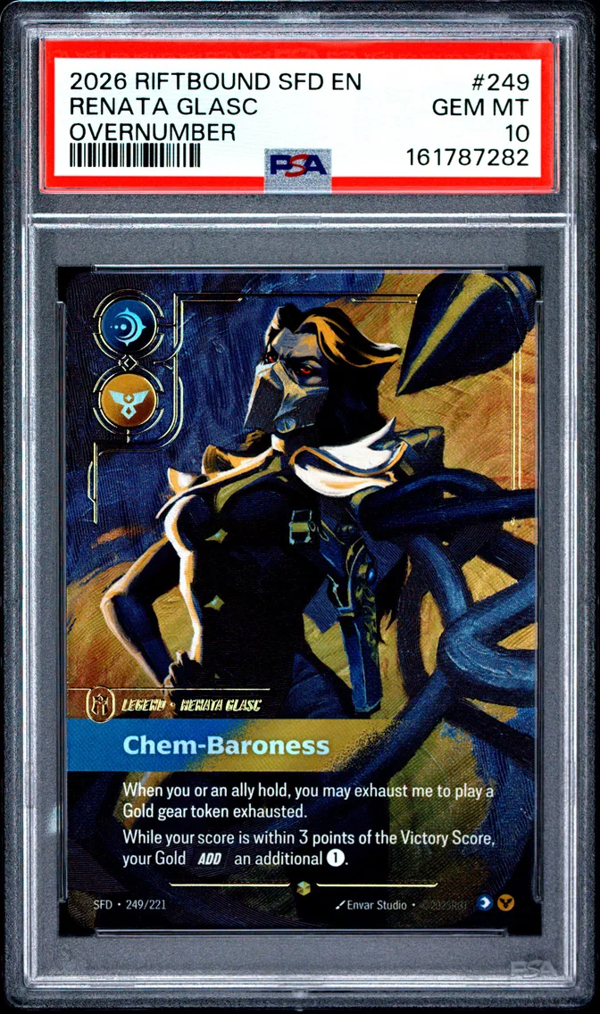 2026 #249 Renata Glasc - Chem-Baroness PSA 10 Riftbound: League of Legends Sfd-Spiritforged