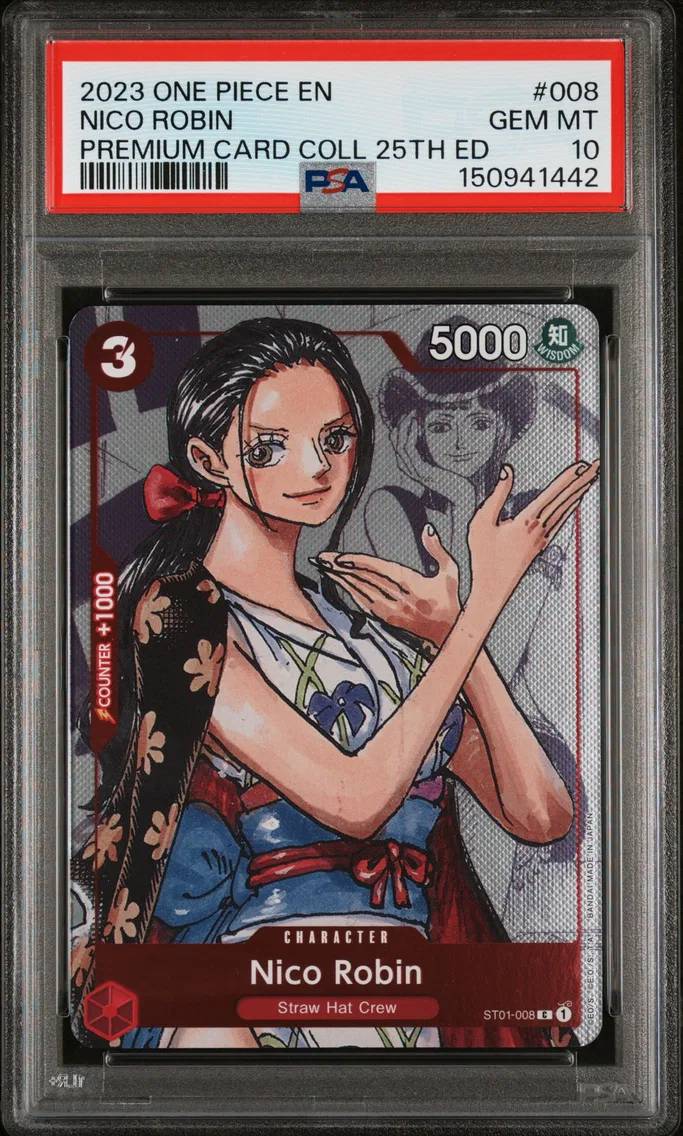 2023 #008 Nico Robin PSA 10 One Piece Premium Card Collection 25th Edition