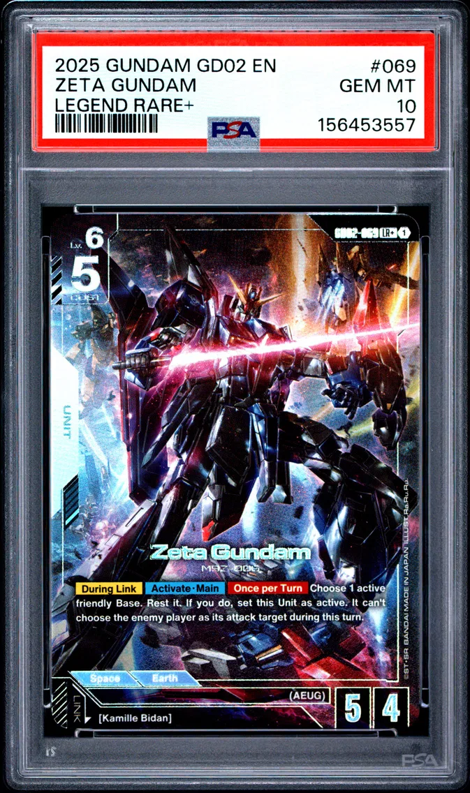 2025 #069 Zeta Gundam PSA 10 Gundam Dual Impact
