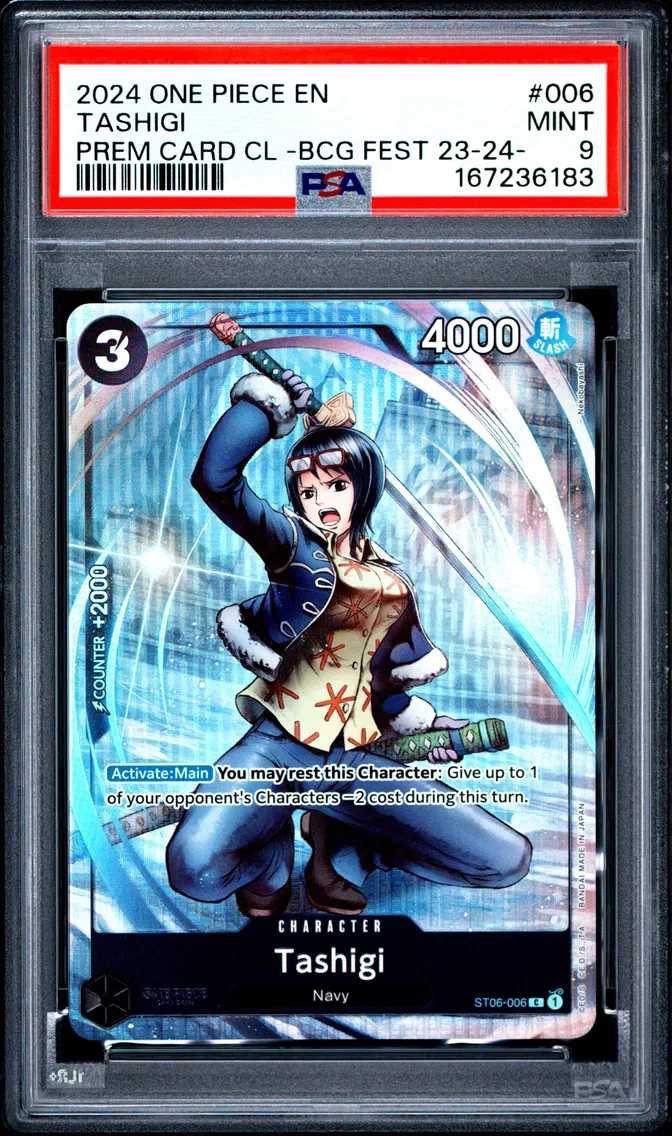 2024 #006 Tashigi PSA 9 One Piece Premium Card Collection -Bandai Card Games Fest 23-24 Edition-