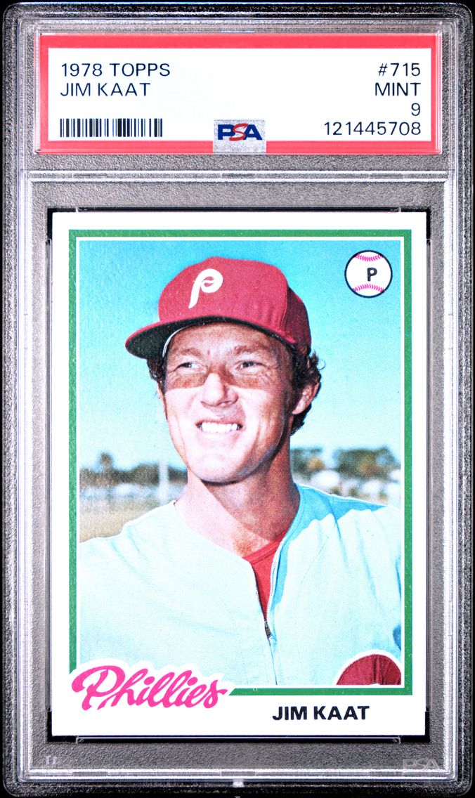 1978 #715 Jim Kaat PSA 9 Topps
