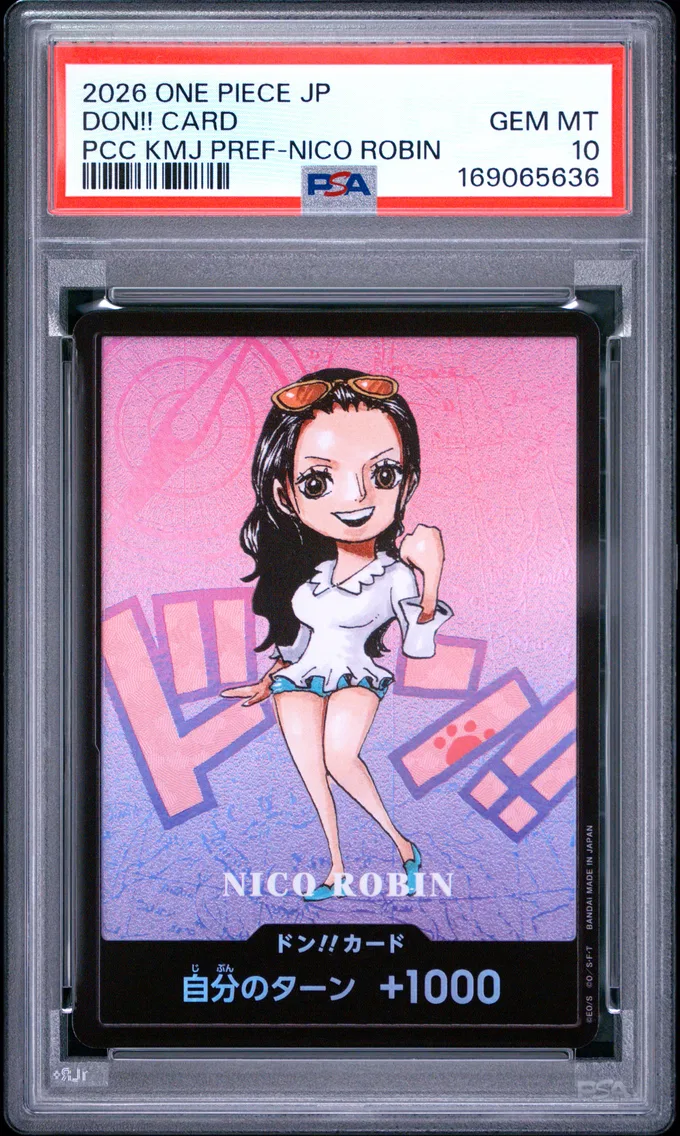 2026 #NA Don!! Card PSA 10 One Piece Japanese Premium Card Collection Kumamoto Prefecture Special