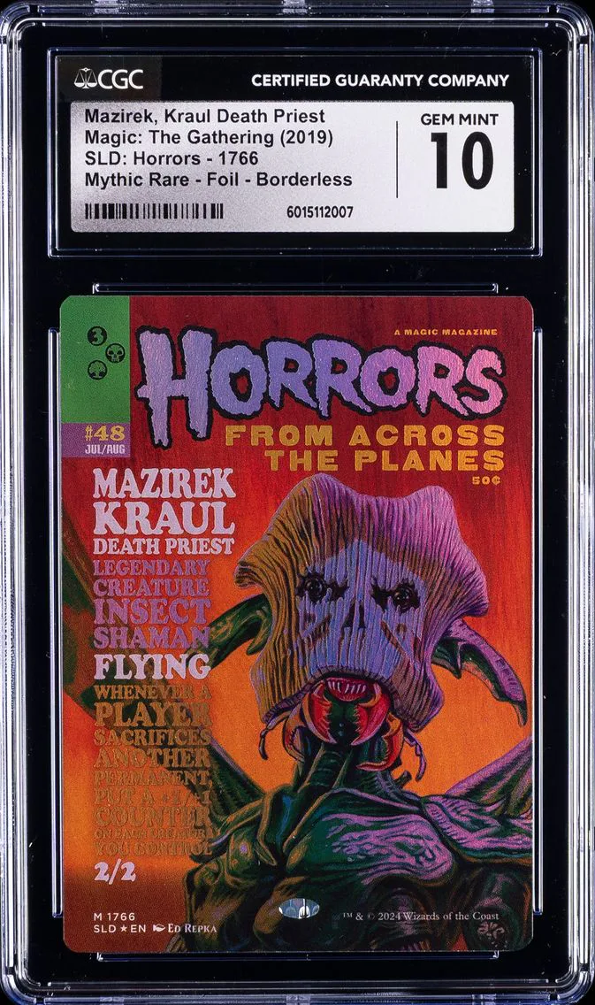 2019 #1766 Mazirek, Kraul Death Priest CGC 10 Gem Mint The Gathering Magic: