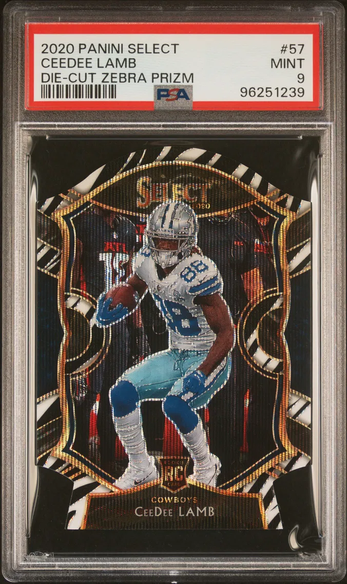 2020 #57 Ceedee Lamb PSA 9 Panini Select