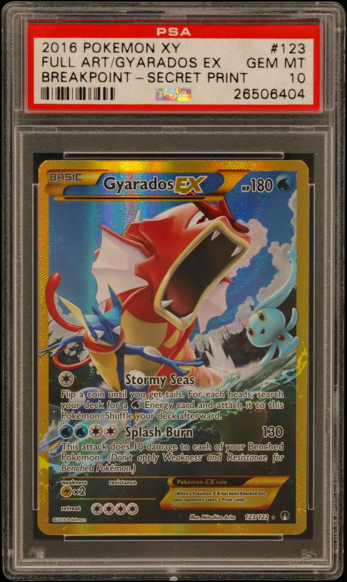 2016 #123 Full Art/Gyarados EX P