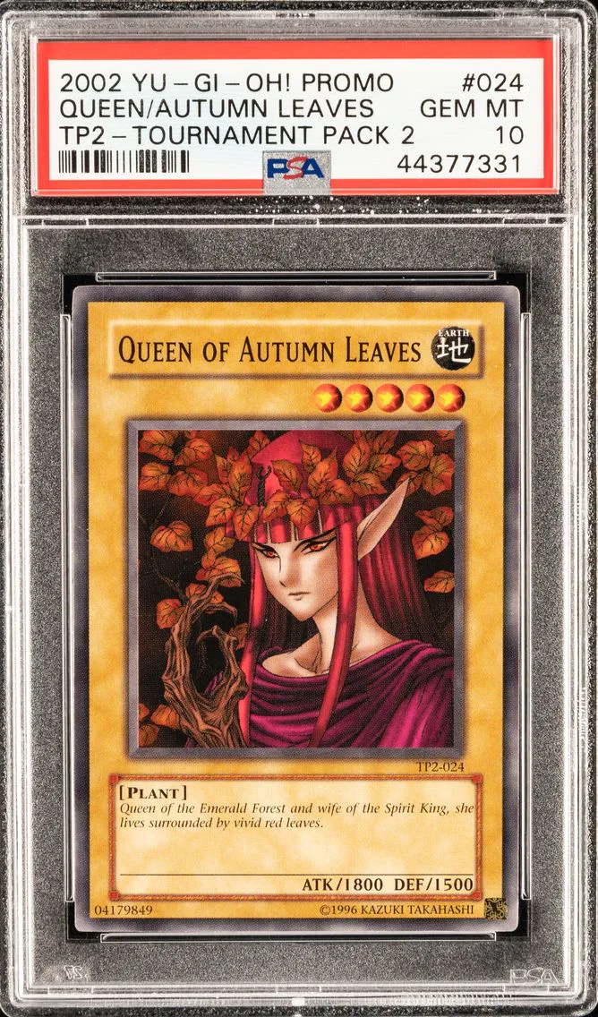 QUEEN OF AUTUMN LEAVES TP2-024 TOURNAMENT PACK 2 2002 PSA 10