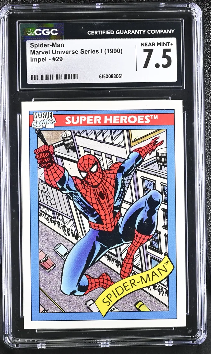 1990 #29 Spider-Man CGC 7.5 Marvel Universe Series I - English