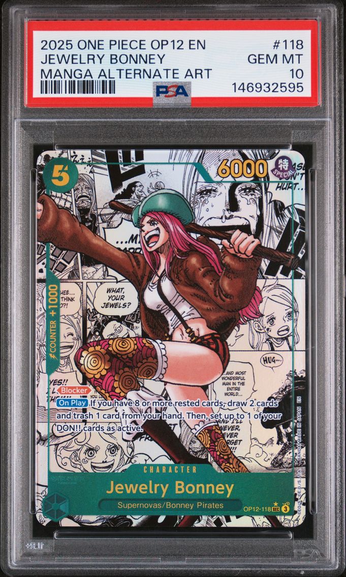 2025 #118 Jewelry Bonney PSA 10 OP12-Legacy of the Master One Piece