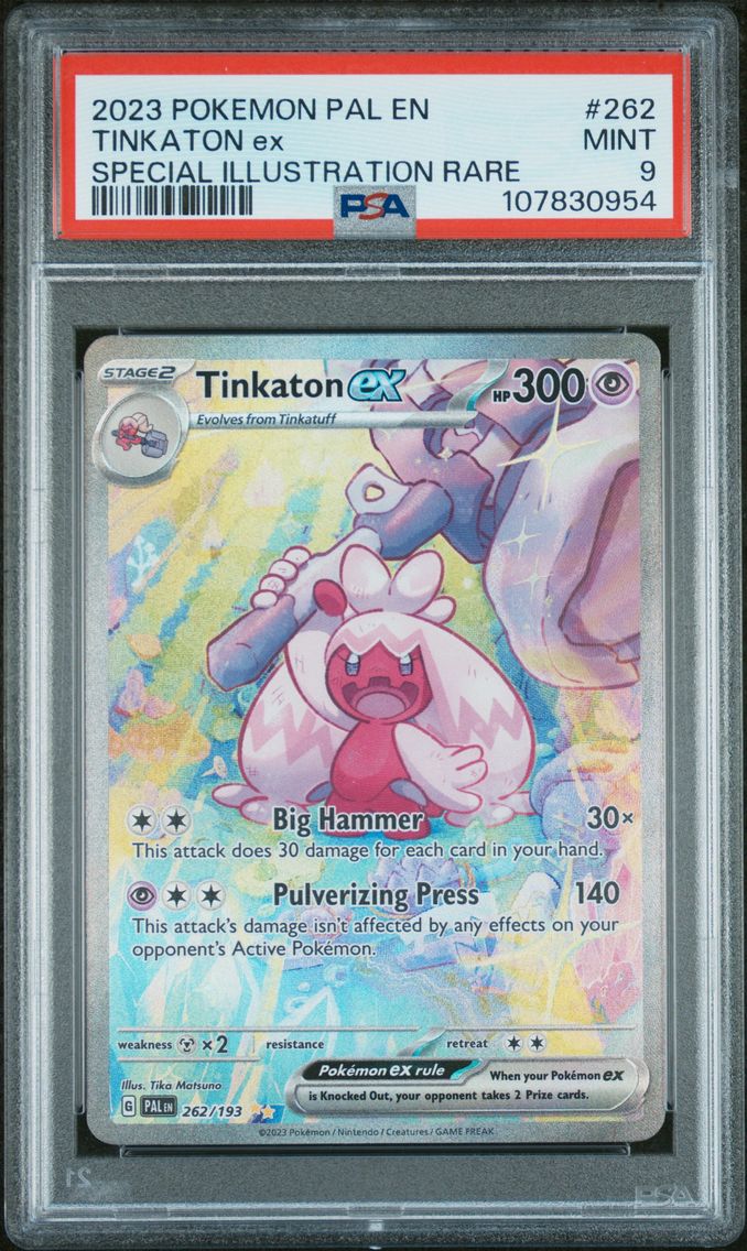 2023 #262 Tinkaton EX PSA 9 Pal EN-Paldea Evolved Pokemon