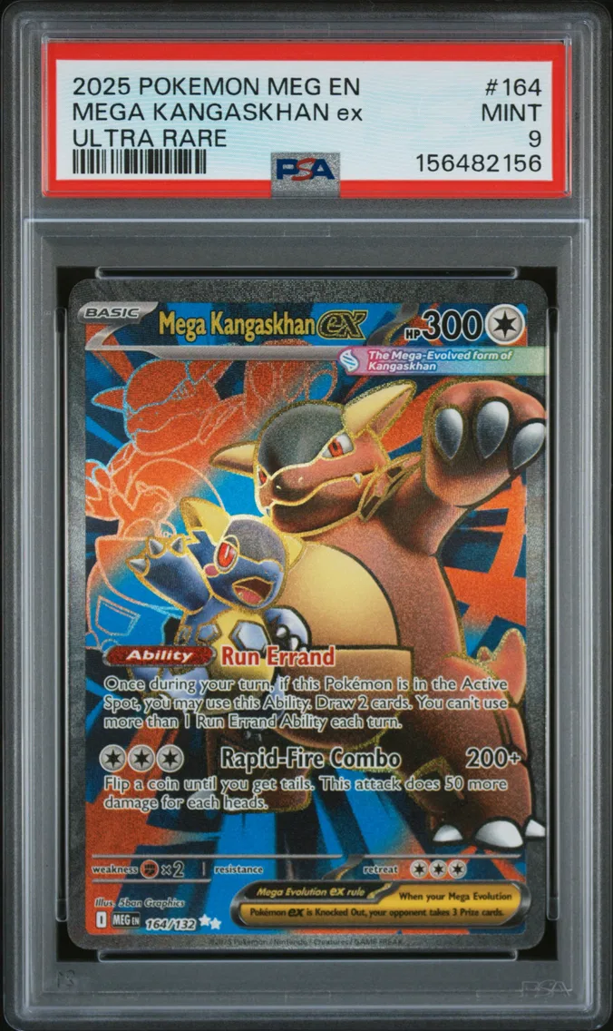 2025 #164 Mega Kangaskhan EX PSA 9 Meg EN-Mega Evolution