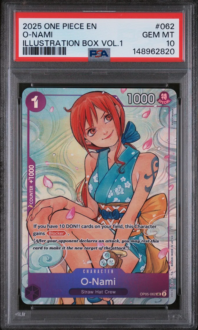 2025 #062 O-Nami PSA 10 One Piece Promos