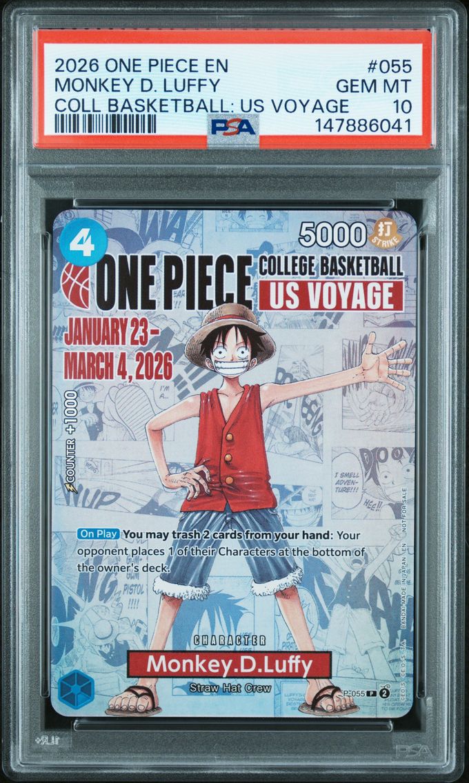 2026 #055 Monkey D. Luffy PSA 10