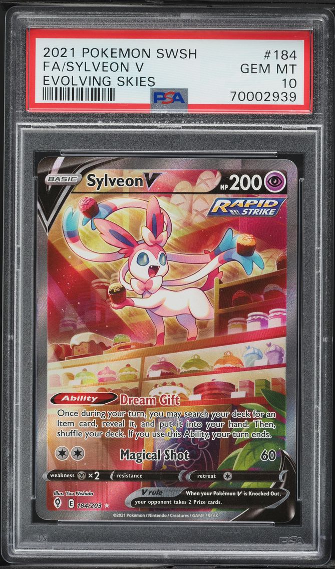 2021 #184 Full Art/Sylveon V PSA