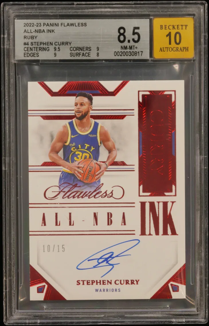 2022 #4 Stephen Curry BGS 8.5 Pa