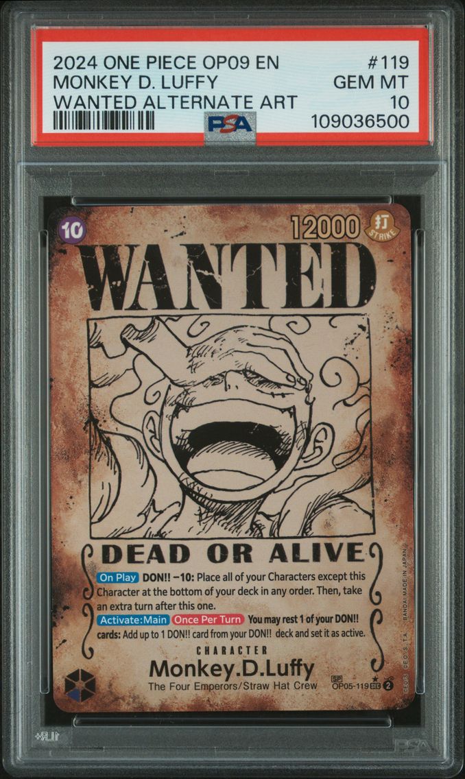 2024 #119 Monkey D. Luffy PSA 10