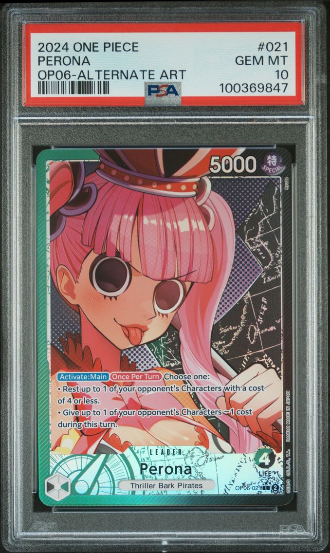 2024 #021 Perona PSA 10 One Piece OP06-Wings of the Captain