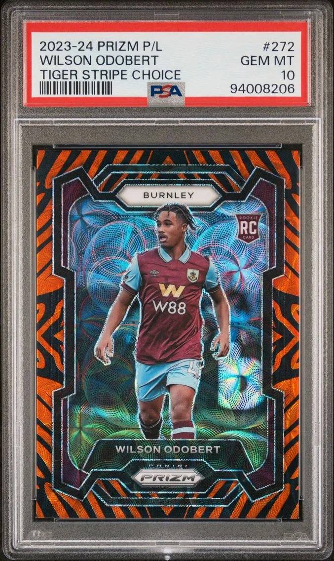 2023 #272 Wilson Odobert PSA 10 Panini Prizm Premier League