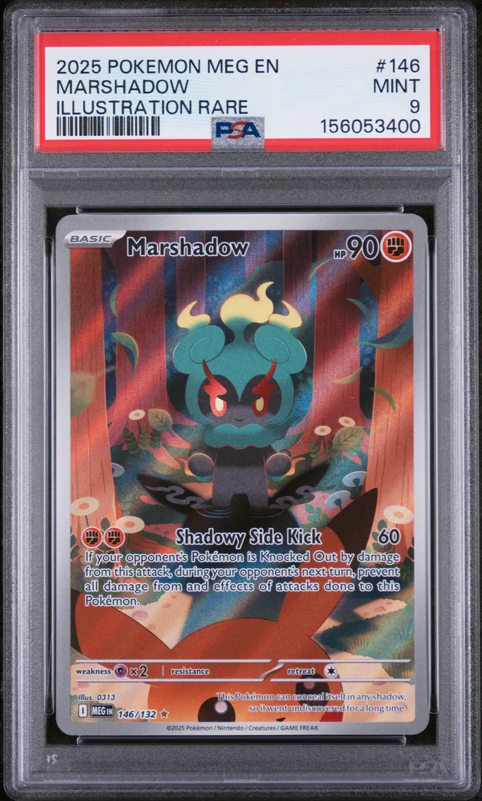 2025 #146 Marshadow PSA 9 Meg EN-Mega Evolution