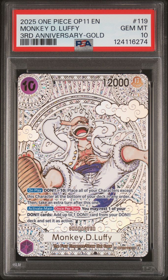 2025 #119 Monkey D. Luffy PSA 10