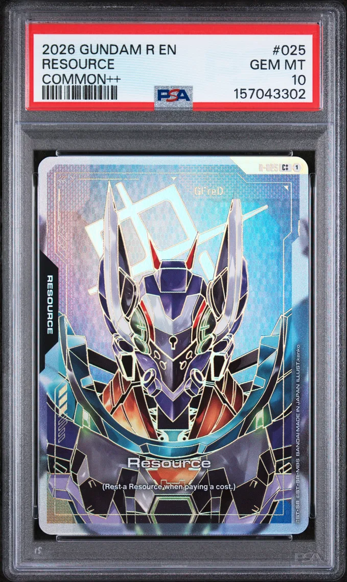 2026 #025 Resource PSA 10 Gundam R-Resource