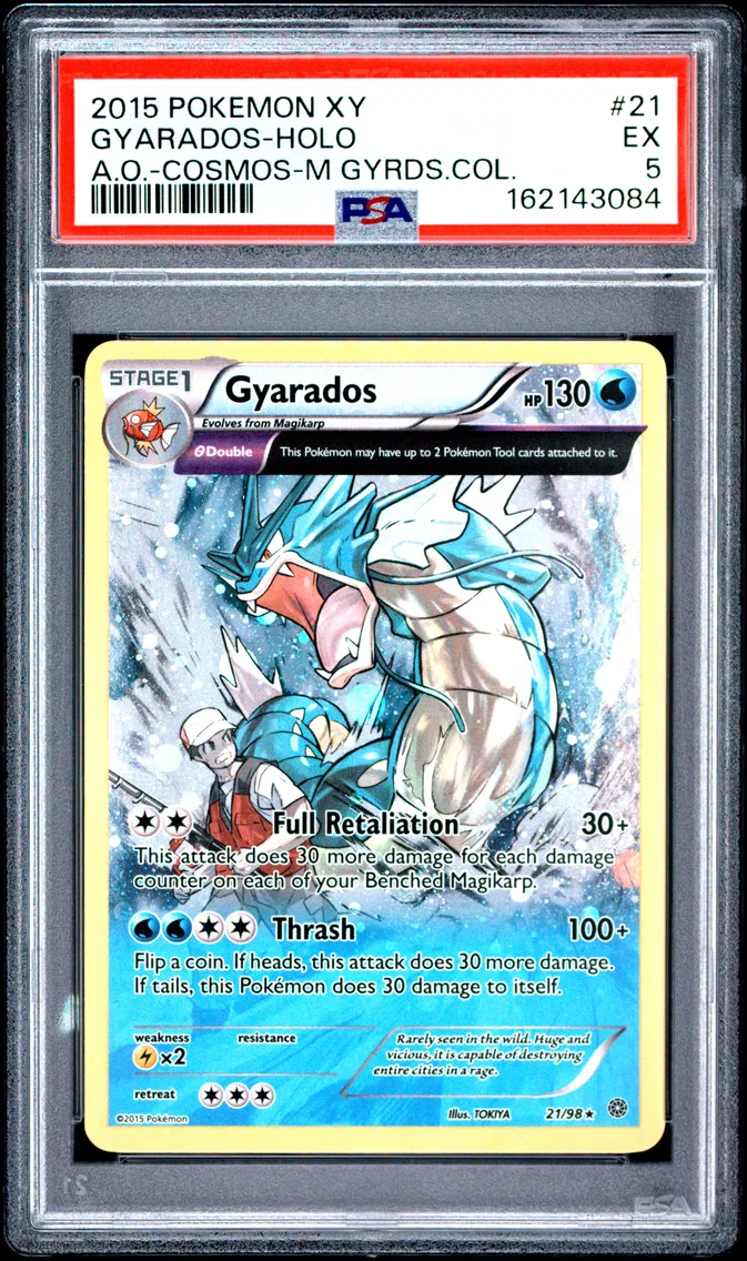 2015 Pokemon XY Ancient Origins Gyarados-Holo XY Ancient Origins #21 PSA 5