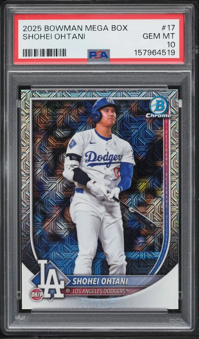 2025 Bowman Chrome Mega Box Shohei Ohtani #17 PSA 10 GEM MINT