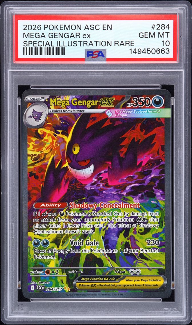 2026 #284 Mega Gengar EX PSA 10