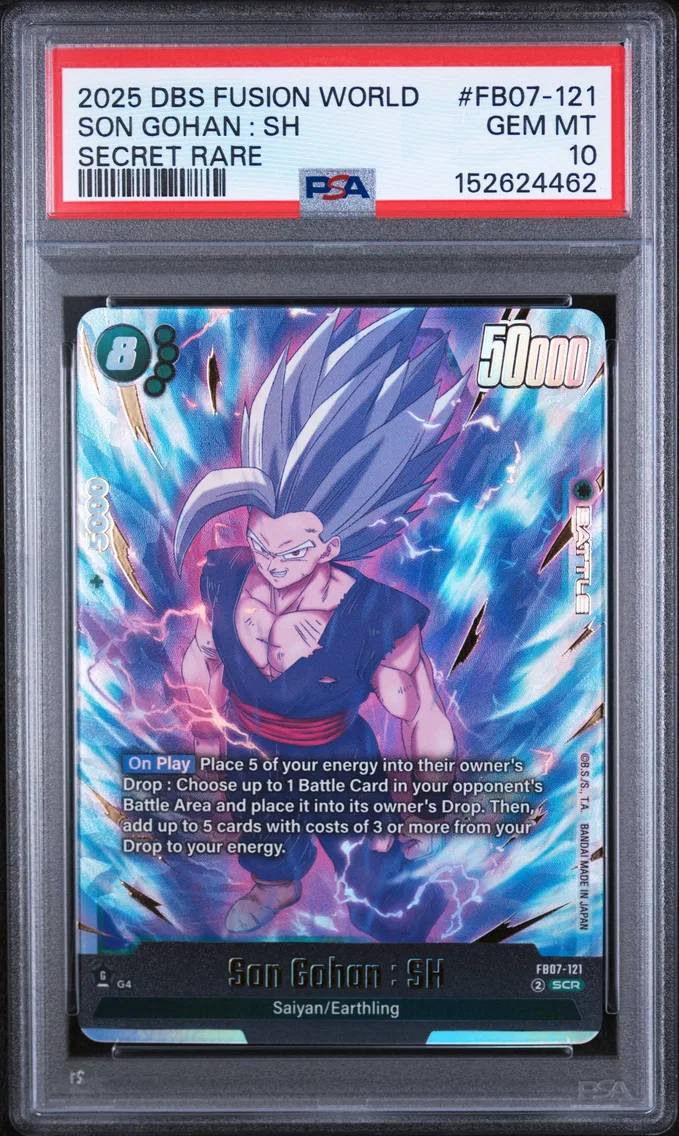 2025 #FB07-121 Son Gohan : SH PSA 10 Dragon Ball Super Card Game Fusion World Wish for Shenron