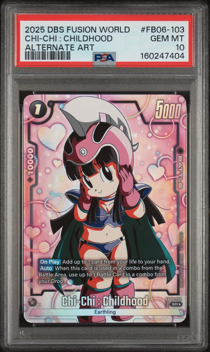 2025 #FB06-103 Chi-Chi : Childhood PSA 10 Dragon Ball Super Card Game Fusion World Rivals Clash