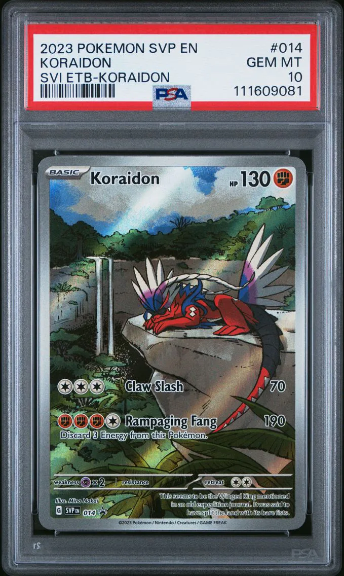 2023 #014 Koraidon PSA 10 Svp EN-SV Black Star Promo