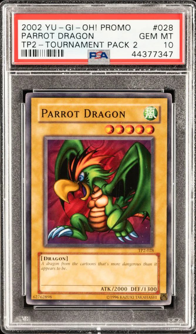 PARROT DRAGON TP2-028 TOURNAMENT PACK 2 2002 PSA 10