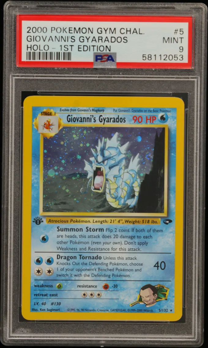 2000 #5 Giovanni's Gyarados PSA 