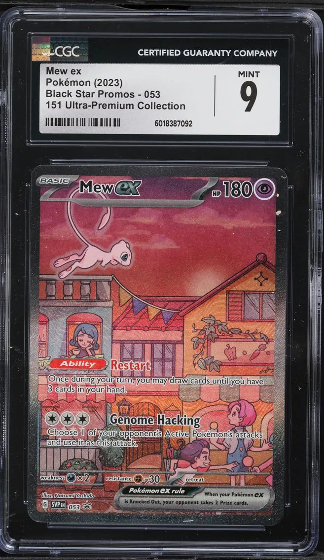 2023 #053 Mew EX CGC 9 Svp EN-SV Black Star Promo Pokemon
