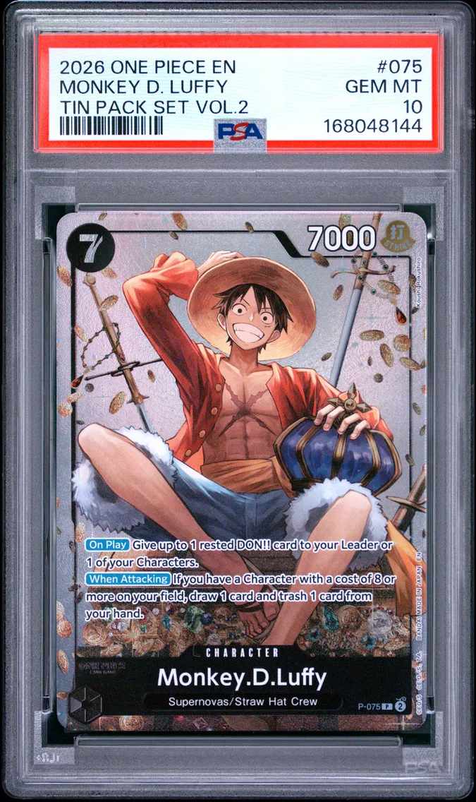 2026 #075 Monkey D. Luffy PSA 10 One Piece Promos
