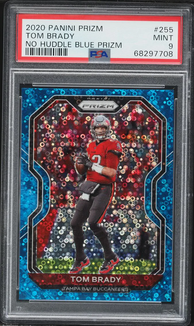 2020 #255 Tom Brady PSA 9 Panini Prizm Football