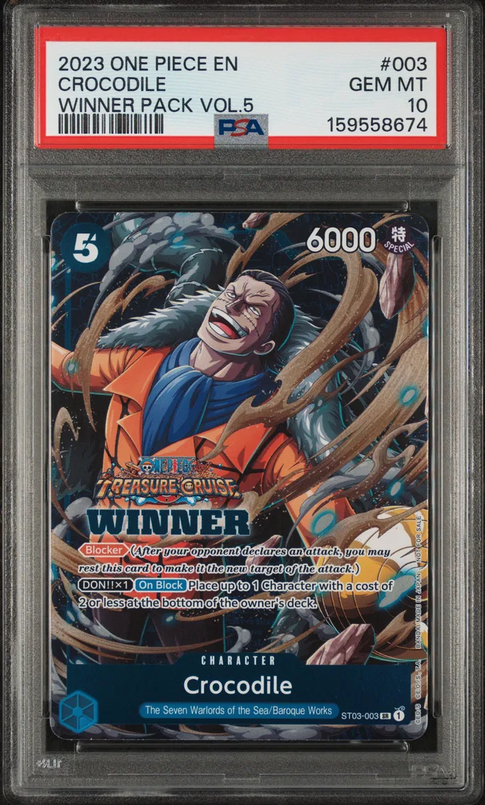 2023 #003 Crocodile PSA 10 One Piece Promos