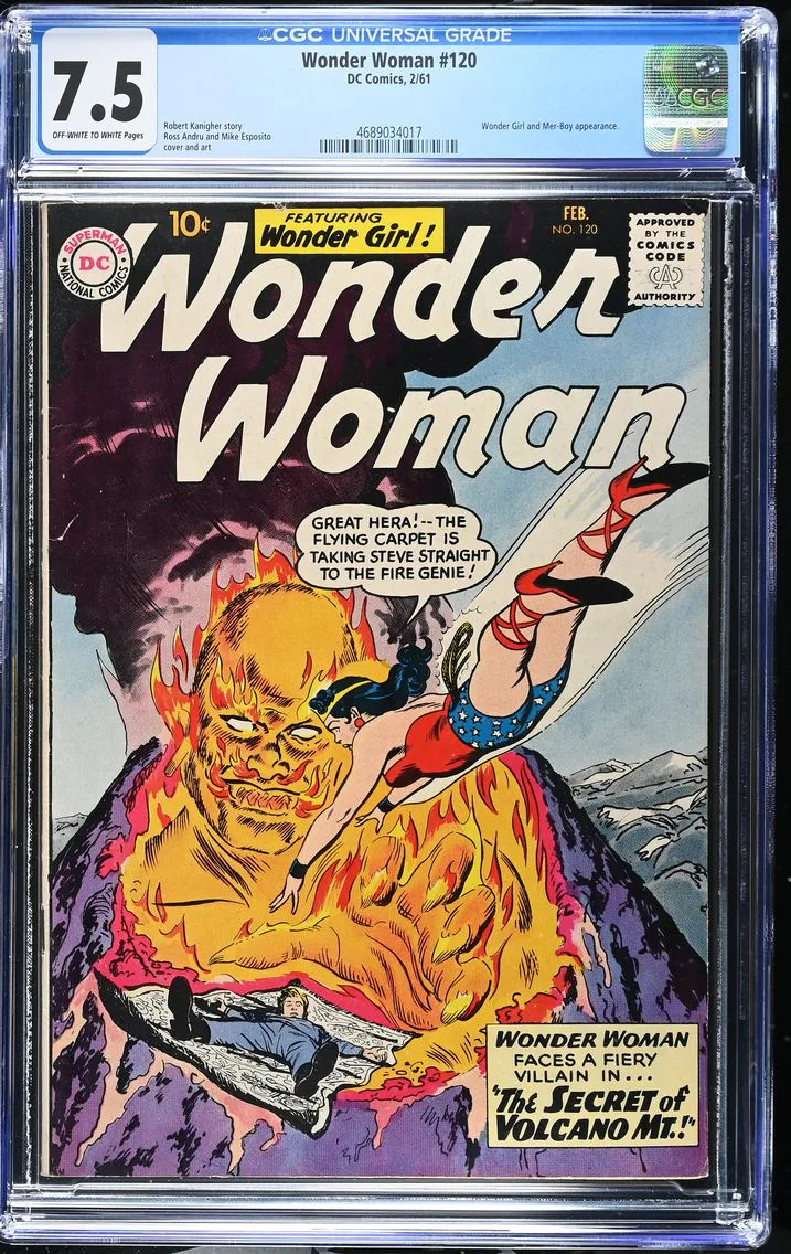 1961 Wonder Woman #120 CGC 7.5 DC Comics