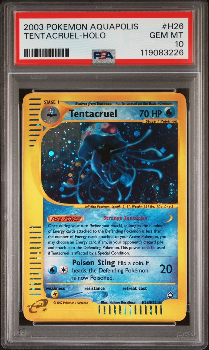 2003 #H26 Tentacruel-Holo PSA 10