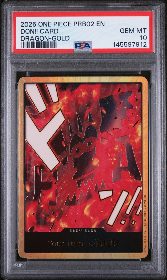 2025 #NA Don!! Card PSA 10 One Piece PRB02-Premium Booster -One Piece Card the Best- Vol.2
