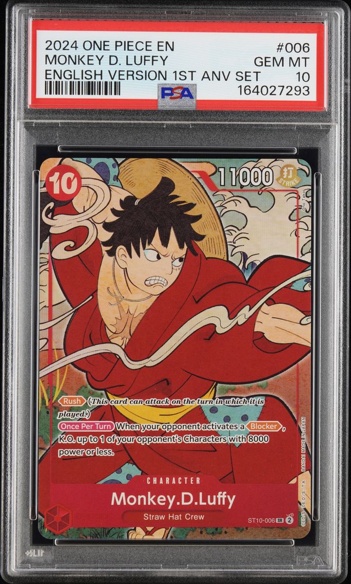 2024 #006 Monkey D. Luffy PSA 10