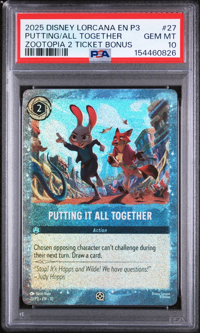 2025 #27 Putting It All Together PSA 10 Disney Lorcana EN P3-Promo