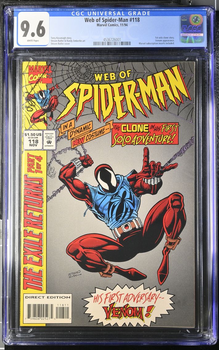 1994 Web of Spider-Man #118 CGC 