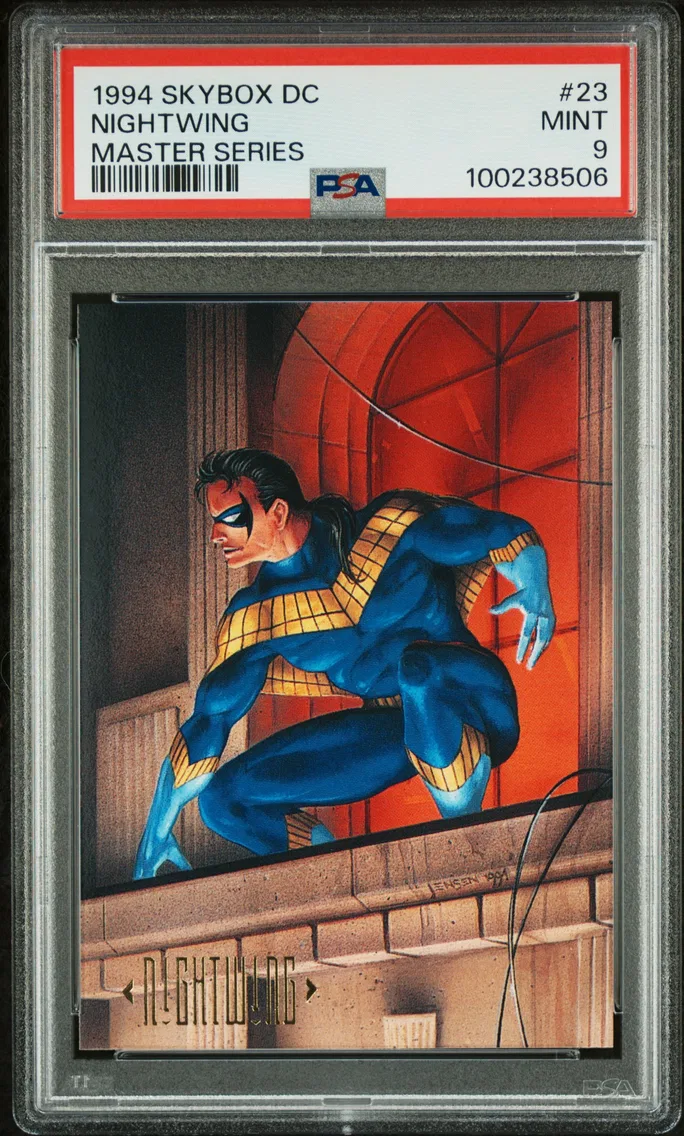 1994 #23 Nightwing PSA 9 Skybox DC Master Series