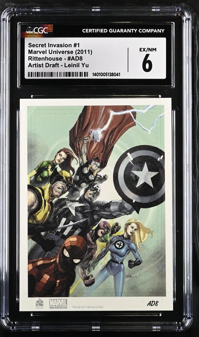 2011 #AD8 Secret Invasion #1 CGC 6 Marvel Universe - English
