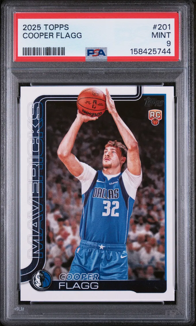 2025 #201 Cooper Flagg PSA 9 Topps