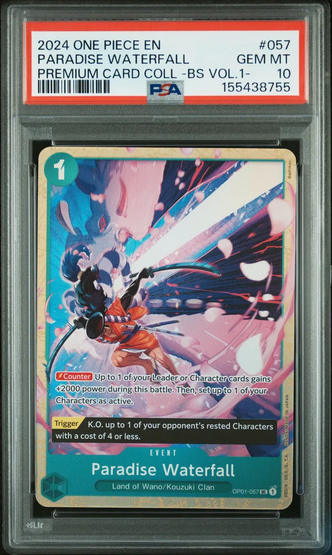 2024 #057 Paradise Waterfall PSA 10 One Piece Premium Card Collection -Best Selection Vol.1-
