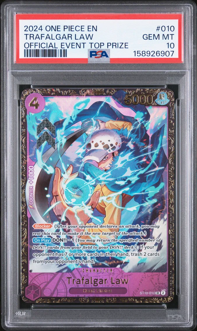 2024 #010 Trafalgar Law PSA 10 One Piece Promos