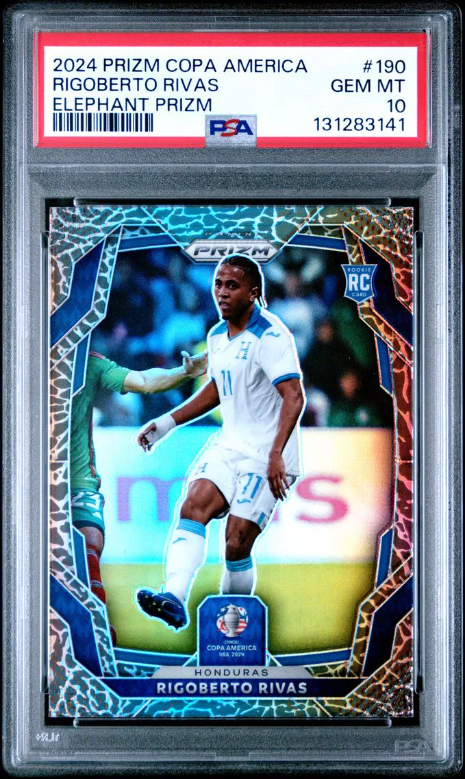 2024 #190 Rigoberto Rivas PSA 10 Panini Prizm Conmebol Copa America