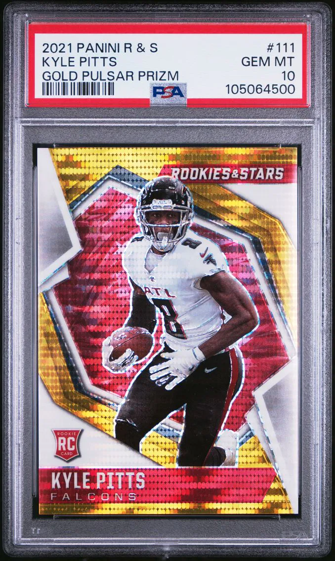 2021 #111 Kyle Pitts PSA 10 Panini Rookies & Stars