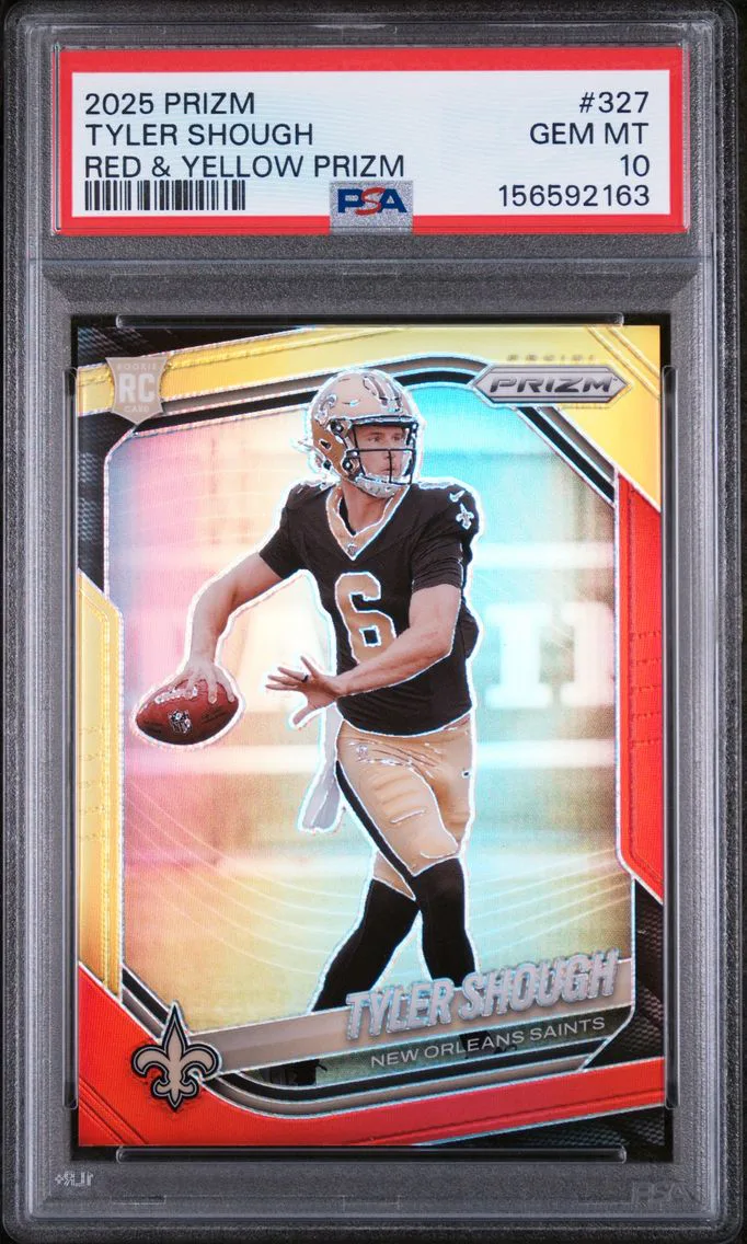 2025 #327 Tyler Shough PSA 10 Panini Prizm